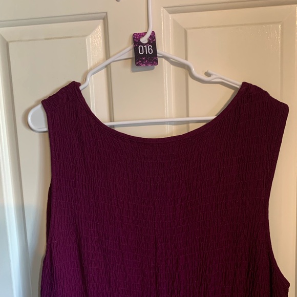 croft & barrow Sleeveless Maxi Dress in Plum - Picture 8 of 8